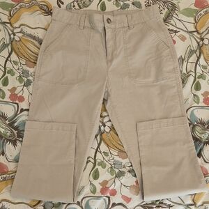 Eddie Bauer Women's Adventurer Stretch Ripstop Ankle Pants 2 Pumice